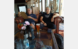 Au port de Ijmuiden : moment de réconfort !