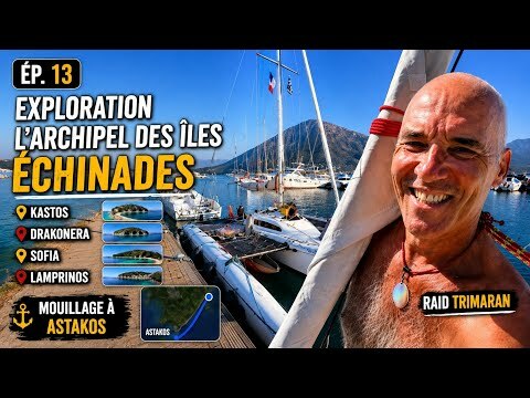 13/ CAP sur l’île de Kastos . Exploration / l’archipel des îles Echinades