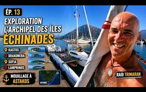 13/ CAP sur l’île de Kastos . Exploration / l’archipel des îles Echinades